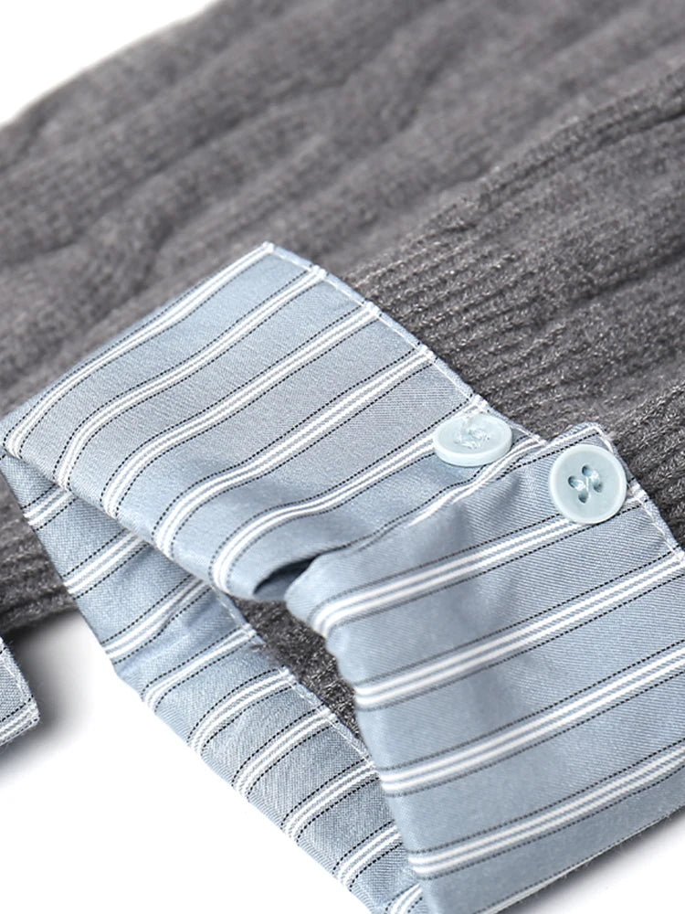 Women's Grey Cardigan Knitted Sweater Harajuku 90s Aesthetic Y2k Long Sleeve Sweater Jumper Vintage 2000s Aesthetic Clothes 2024