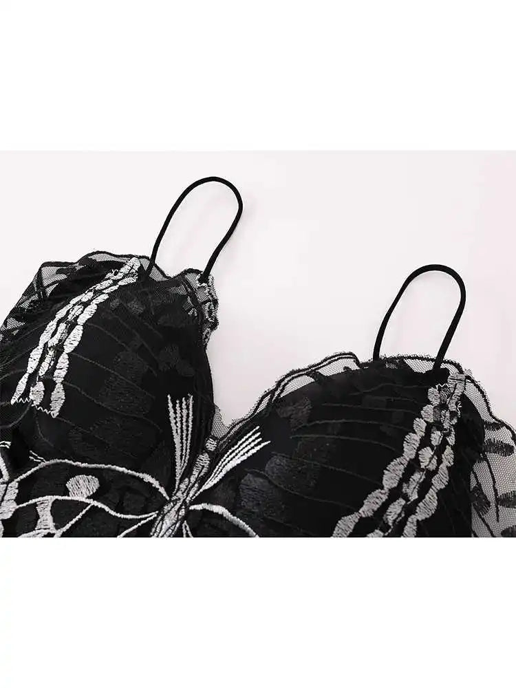 Women's Camisole Summer French Y2k Camisole Off Shoulder Corset Top Girl Bottoming Shirt Tank Top 2000s Clothes Female 2025