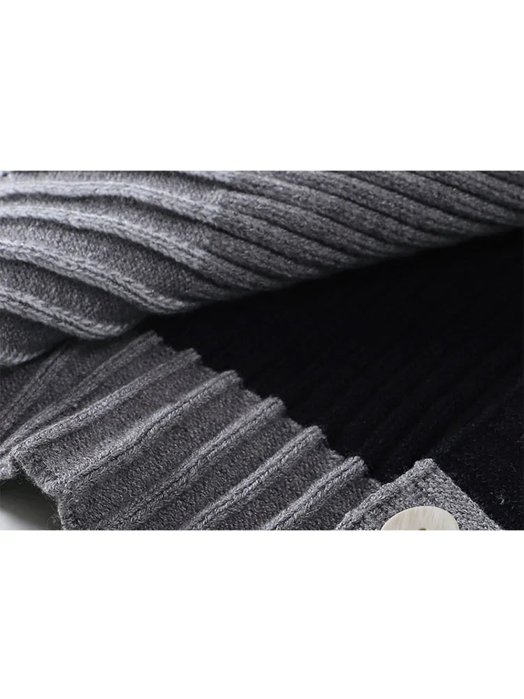 Korean Style O-neck Short Knitted Sweaters Women Thin Cardigan Button Up 2022 Summer Casual Fashion Patchwork Crop Top Female