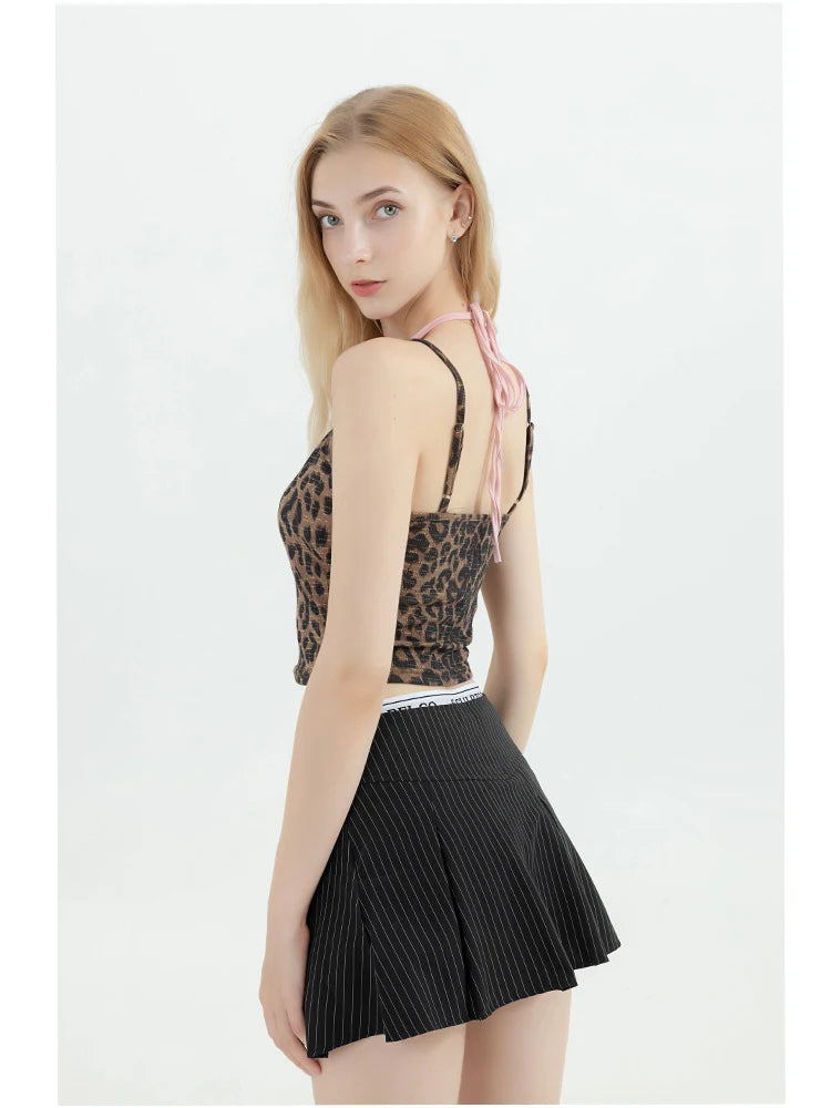 Women's Lace Patchwork Camisole Crop Top Vintage Y2k Summer Fashion Streetwear Tank Top Female Sexy Sleeveless Off Shoulder Vest