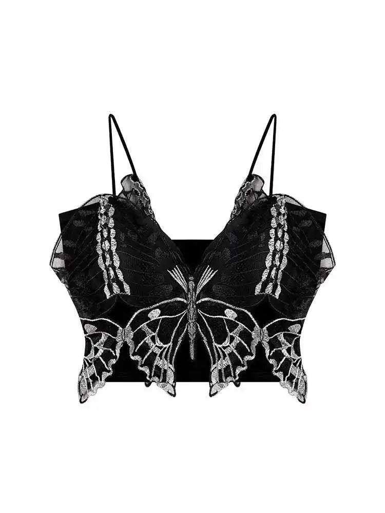 Women's Camisole Summer French Y2k Camisole Off Shoulder Corset Top Girl Bottoming Shirt Tank Top 2000s Clothes Female 2025