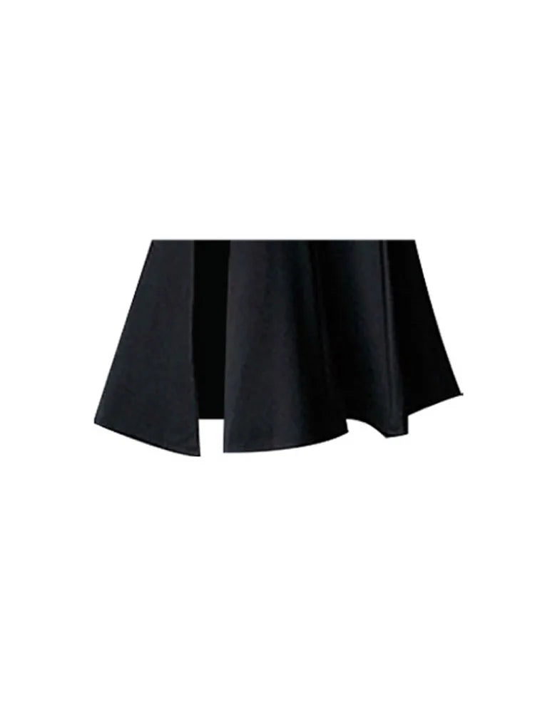Fashion High Waist Midi Skirts For Women 2022 Autumn Slim Fit Hip Mermaid Skirt Woman Korean Style Ruffles Black Skirts Elegant