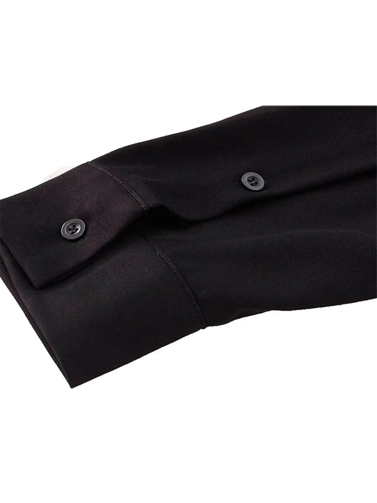 2022 Spring Gothic Punk Women's Blouses Long Sleeve Black Vintage High Street Harajuku Oversize Shirt Female Cardigan Tops