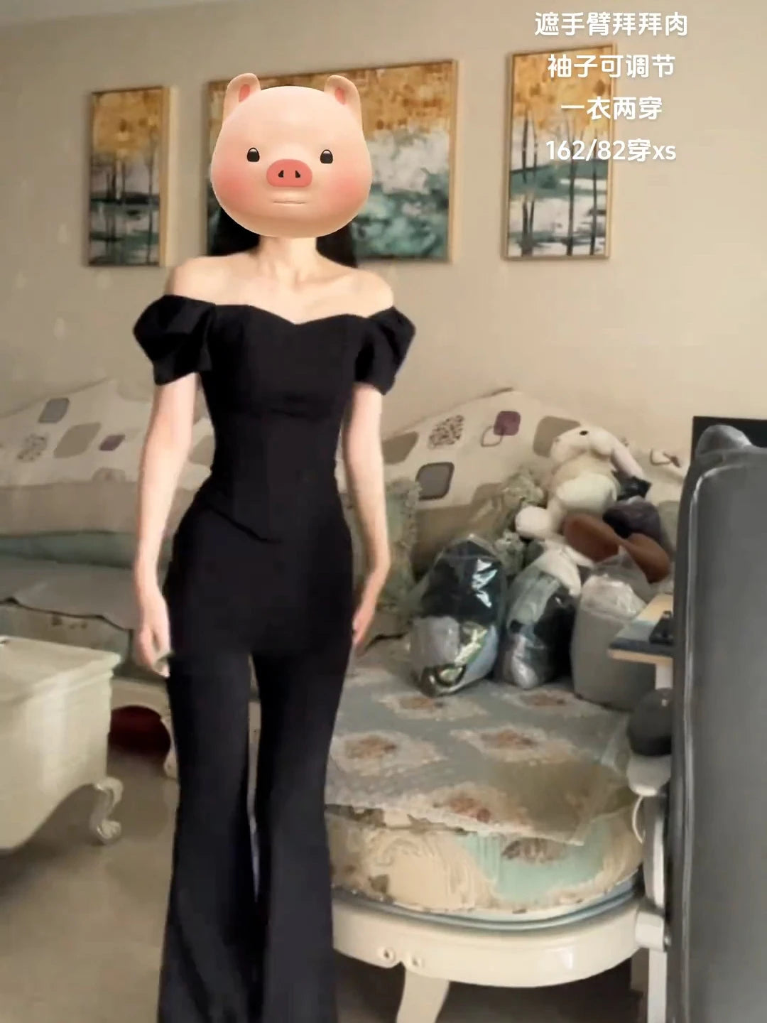 Women's Black Shirts and Blouses Y2k Aesthetic Streetwear Vintage Korean 2000s Elegant Short Sleeve Square Collar Shirt Clothes