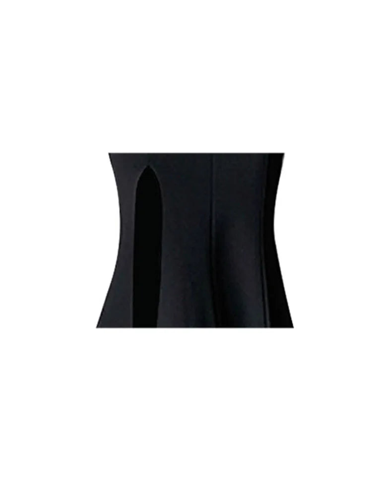 Fashion High Waist Midi Skirts For Women 2022 Autumn Slim Fit Hip Mermaid Skirt Woman Korean Style Ruffles Black Skirts Elegant