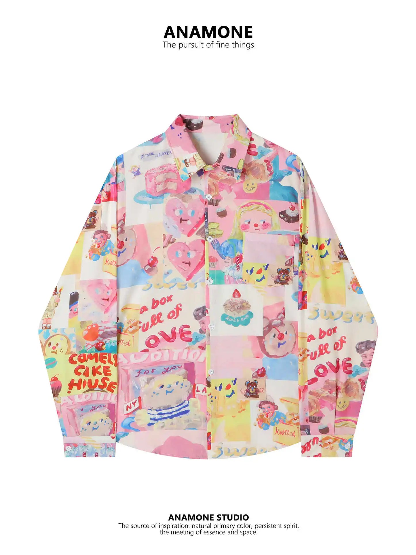 Elegant Fashion Women Shirt Loose Turn-down Collar Oversize Harajuku Y2k Aesthetic Long Sleeve Casual Vintage Blusas Tops 2025